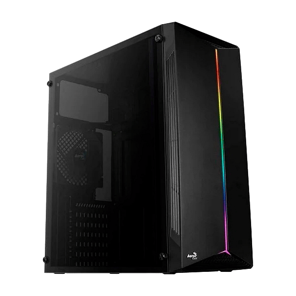 Aerocool Split USB 30 RGB con Ventana Negra  Caja