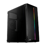 Aerocool Split USB 30 RGB con Ventana Negra  Caja