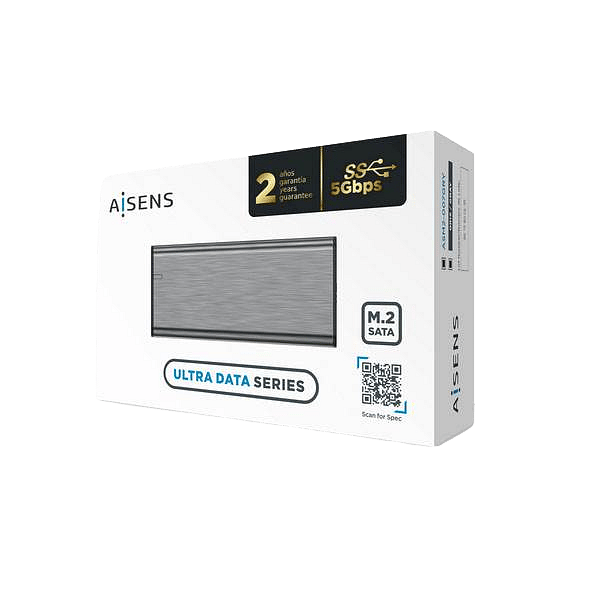 Aisens ASM2007GRY M2 SATA  USB31  5Gbps  Caja Externa SSD