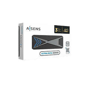 Aisens ASM2RGB013B M2 NVMe  USB32  10Gbps  Caja Externa SSD