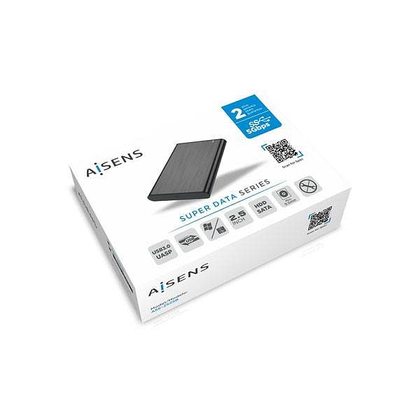 Aisens ASE2525B SSD 25  USB 31  5Gbps  Caja Externa SSD