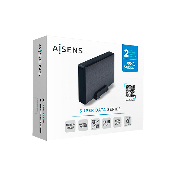 Aisens ASE3530B Carcasa SATA III USB 31  Caja Externa