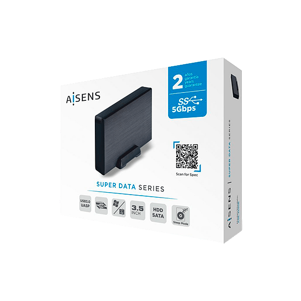 Aisens ASE3530B Carcasa SATA III USB 31  Caja Externa