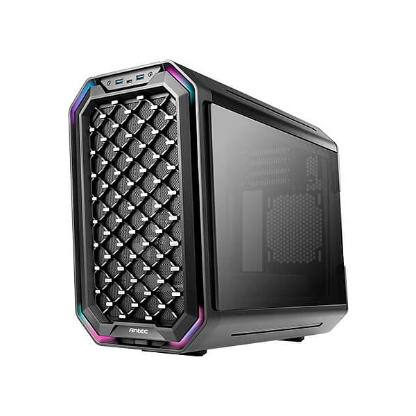 Antec Dark Cube Diamond Grille Cristal Templado  Caja