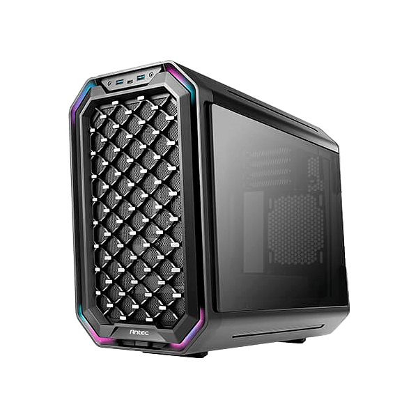 Antec Dark Cube Diamond Grille Cristal Templado  Caja
