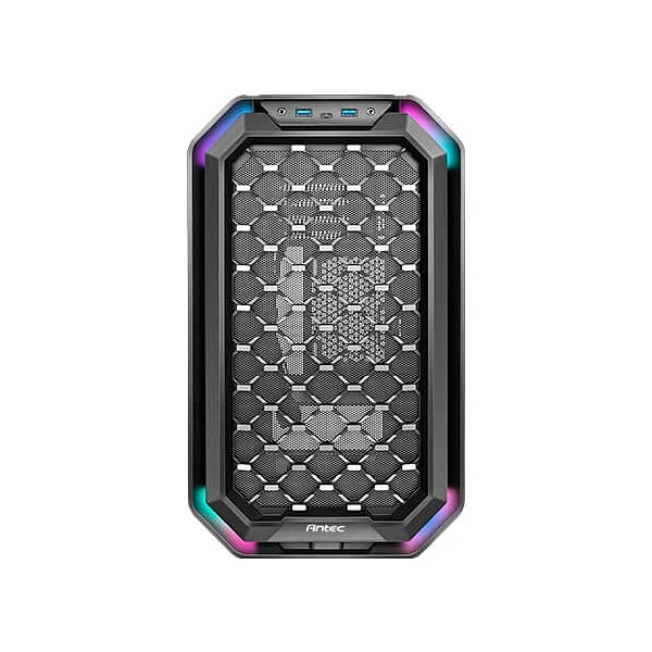 Antec Dark Cube Diamond Grille Cristal Templado  Caja