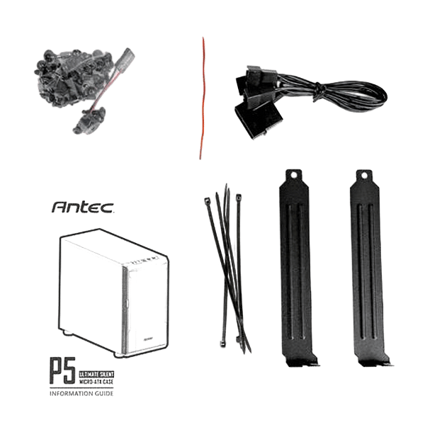 Antec P5 MATX Black  Caja