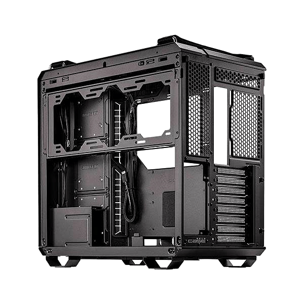 ASUS TUF Gaming GT502 Cristal Templado USB 30 Black  Caja ATX