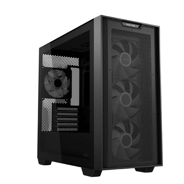 Asus A21 Plus Mesh Negra  Caja Micro ATX Cristal Templado