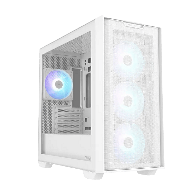 Asus A21 Plus Mesh Blanca  Caja Micro ATX Cristal Templado
