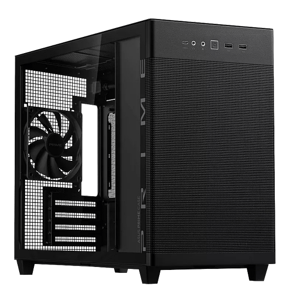 Asus Prime AP201  Caja Micro ATX Cristal Templado