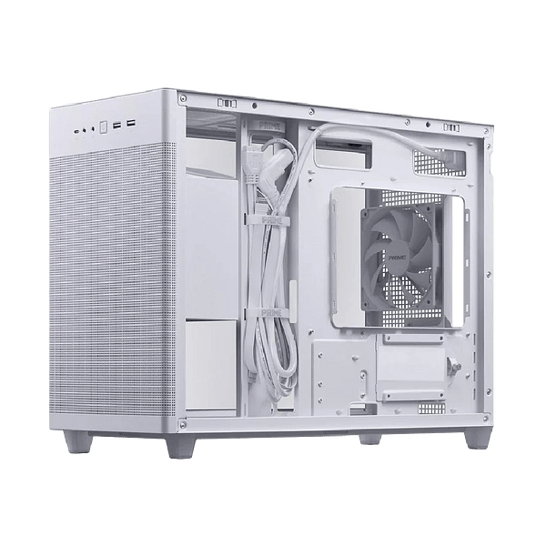 Asus Prime AP201  Caja Micro ATX Cristal Templado Blanca