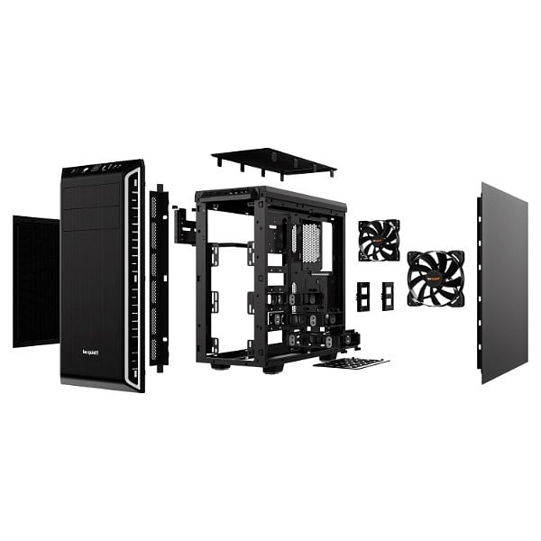 Be Quiet Pure Base 600 black  silver  Caja
