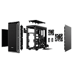 Be Quiet Pure Base 600 black  silver  Caja Be Quiet Pure Base 600 black  silver  Caja