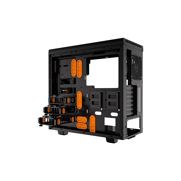 Be Quiet Pure Base 600 window black  orange  Caja