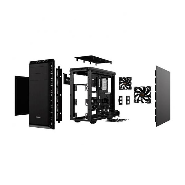 Be quiet pure base 600 negra  Caja