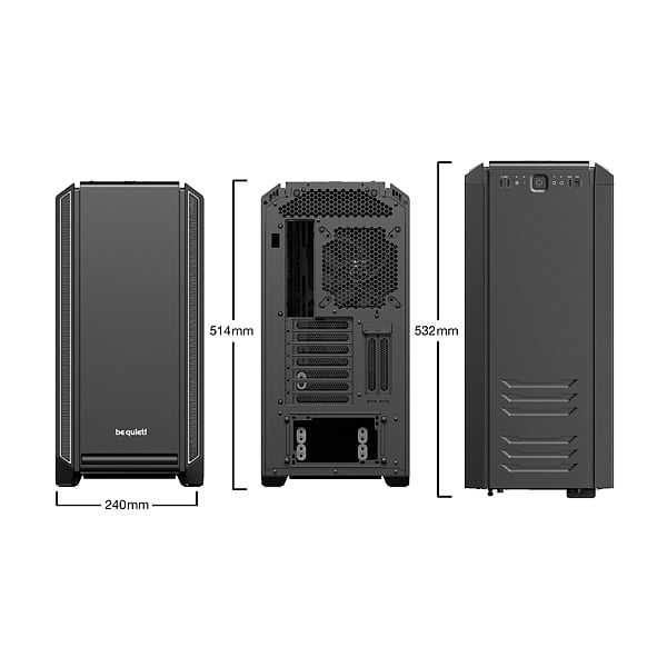 Be Quiet Silent Base 601 silver  Caja