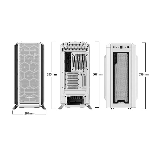 Be Quiet Silent Base 802 Cristal Templado USB Blanca  Caja
