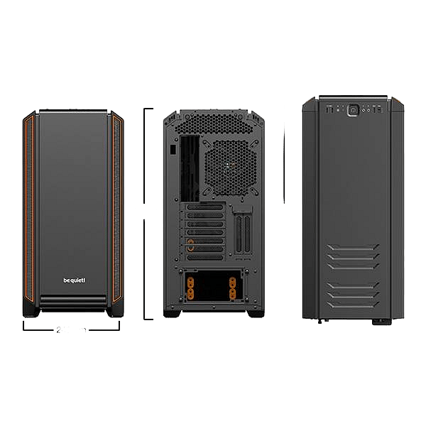 Be Quiet Silent base 601 orange  Caja