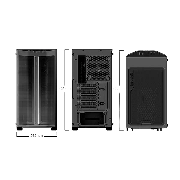 Be Quiet Pure Base 500 FX Black  Caja