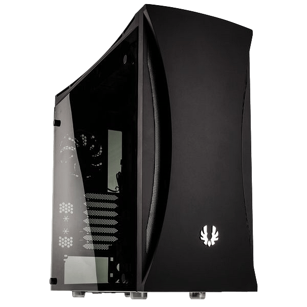 BitFenix Aurora Negra con cristal templado  Caja