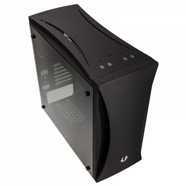 BitFenix Aurora Negra con cristal templado  Caja