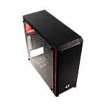 Bitfenix Nova TG Negra con ventana de cristal  Caja