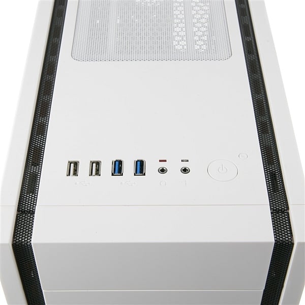 BitFenix Shinobi USB 30 blanca y negra  Caja