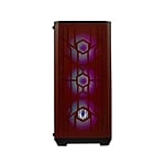 BitFenix Nova Mesh SE TG Cristal Templado USB 31 ARGB NegraRoja  Caja
