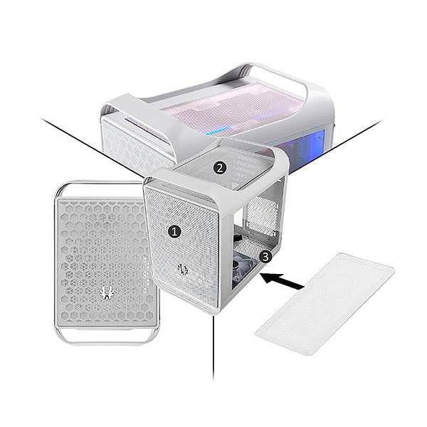 Bitfenix Prodigy M 2022 White MATX  Caja