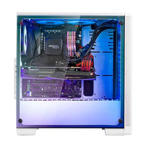 Bitfenix Nova Mesh ARGB TG White ATX  Cajas