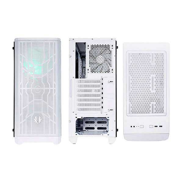 Bitfenix Nova Mesh ARGB TG White ATX  Cajas