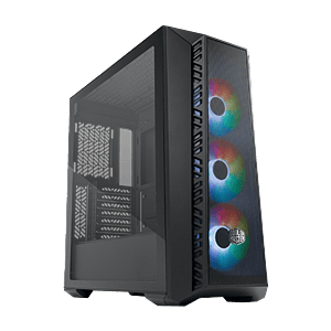 Cooler Master MasterBox 520 Mesh ARGB  Caja Mid Cristal Templado Tower USB 32 Negra