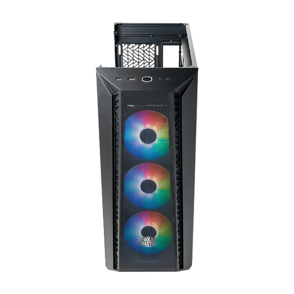 Cooler Master MasterBox 520 Mesh ARGB  Caja Mid Cristal Templado Tower USB 32 Negra