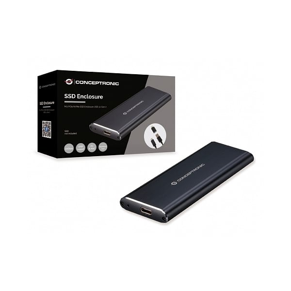 Conceptronic SSD M2 PCIe NVMe USBC 31  Caja Externa