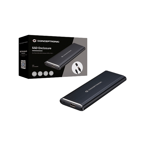 Conceptronic SSD M2 PCIe NVMe USBC 31  Caja Externa