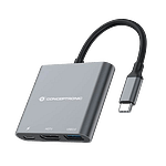 Conceptronic DONN01G 3in1 USBC HDMI 60W  Docking Station