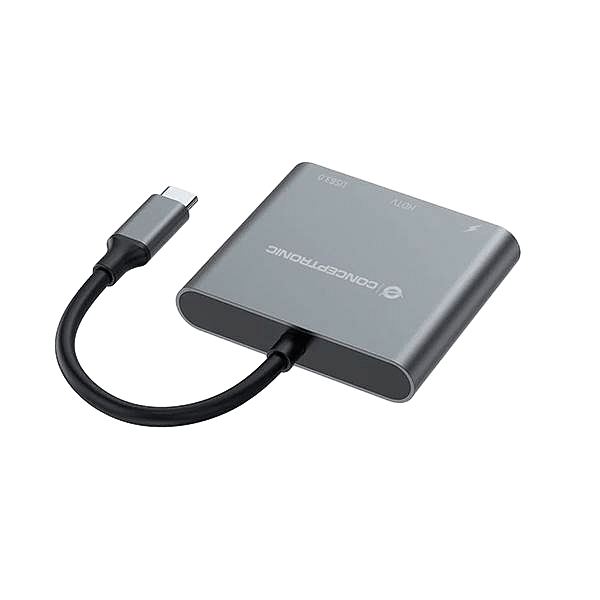 Conceptronic DONN01G 3in1 USBC HDMI 60W  Docking Station