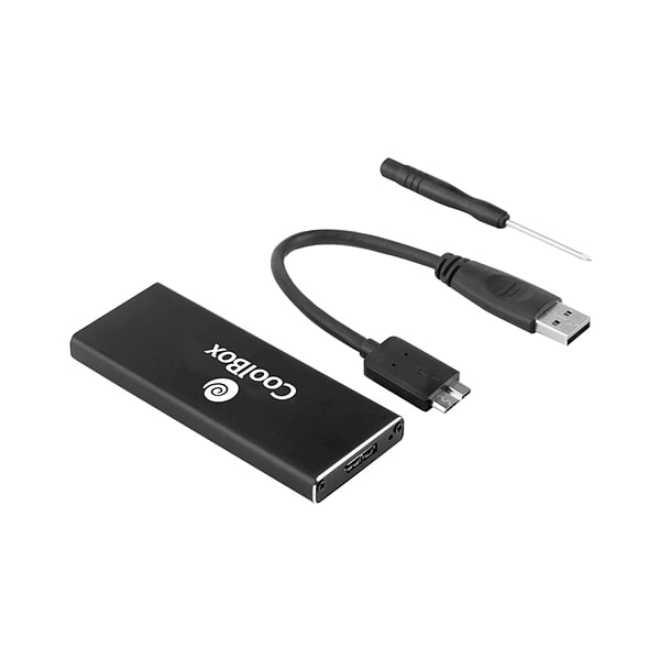 Coolboox Minichase M2 USB 30 negra  Caja M2