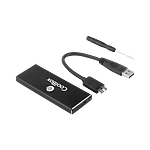 Coolboox Minichase M2 USB 30 negra  Caja M2