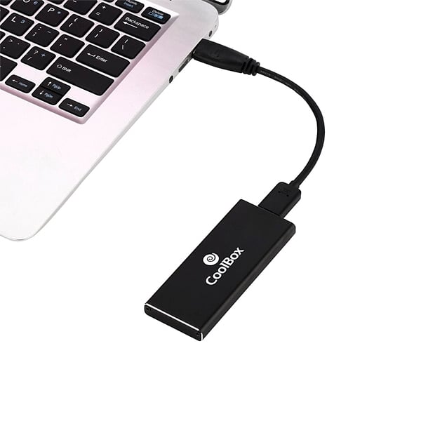 Coolboox Minichase M2 USB 30 negra  Caja M2
