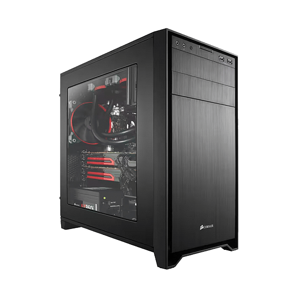 Corsair Obsidian 350D con ventana  Caja
