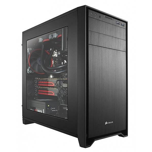 Corsair Obsidian 350D con ventana  Caja