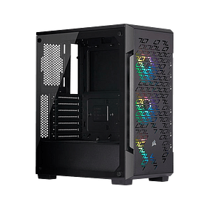 Corsair iCUE 220T Chasis RGB Airflow Black Cristal Templado USB 30