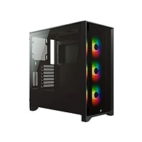 Corsair 4000X iCUE ARGB Black  Caja