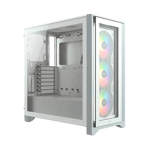 Corsair 4000X iCUE ARGB  Caja ATX Blanca Cristal templado