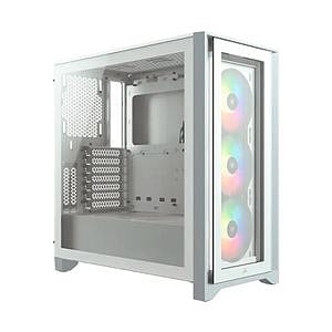 Corsair 4000X iCUE ARGB  Caja ATX Blanca Cristal templado