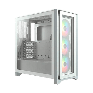 Corsair 4000X iCUE ARGB  Caja ATX Blanca Cristal templado
