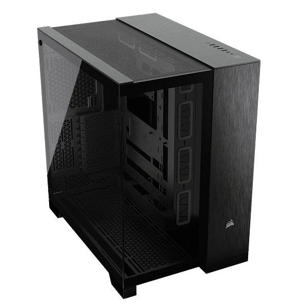Corsair 6500x Doble  Caja EATX Cristal templado Negra Aluminio Obsidian