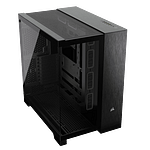 Corsair 6500x Doble  Caja EATX Cristal templado Negra Aluminio Obsidian